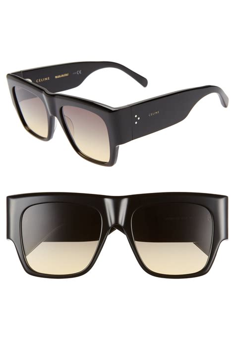 56mm gradient flat top sunglasses celine|Celine .